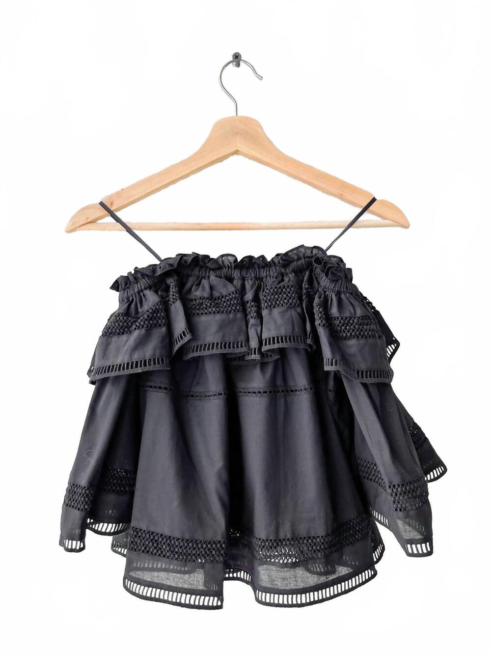 NEW CHRISTY LYNN angela top in black - Picture 5 of 5